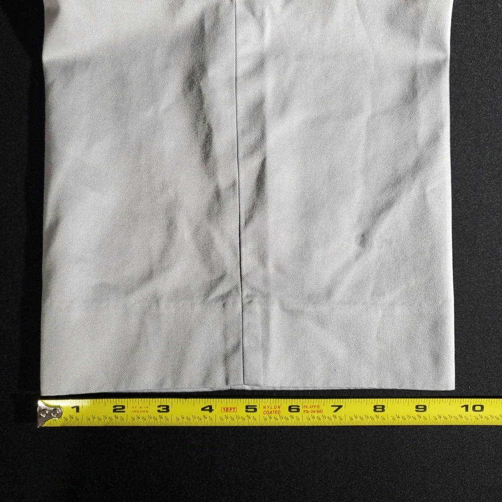 Banana Republic Dress Pants Mens 38x34 Light Gray Non Iron Tailored Slim Fit Pro